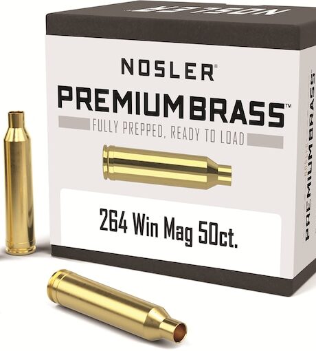 Nosler Custom 264 Winchester Magnum Brass Box of 50