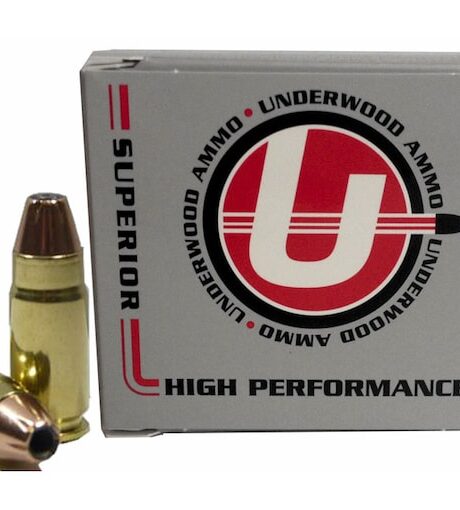 Underwood 9x25mm Dillon Ammo 124 Grain Hornady XTP Jacketed Hollow Point Box of 20