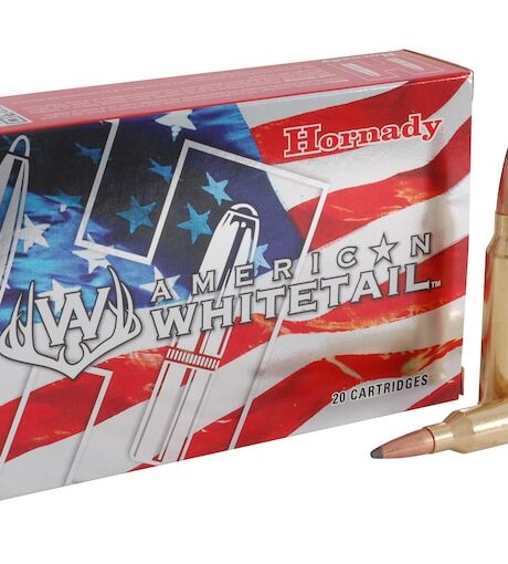 Hornady American Whitetail 7mm Remington Magnum Ammo 139 Grain Hornady Interlock Jacketed Soft Point Box of 20