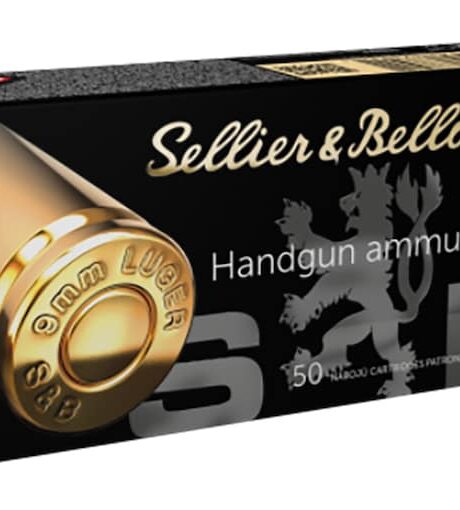 Sellier & Bellot 9mm Luger Ammo 124 Grain Jacketed Soft Point