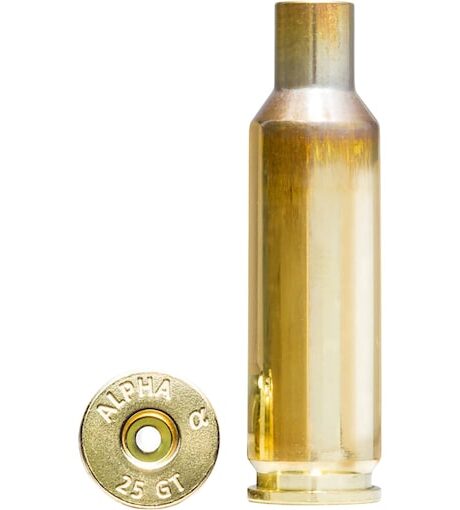 Alpha Munitions 25 GT Brass Box of 100