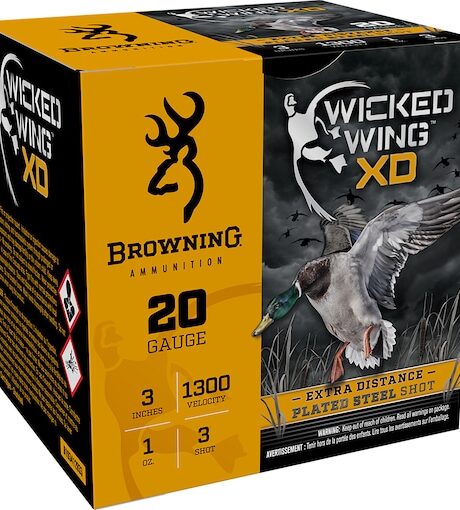 Browning Wicked Wing XD Waterfowl 20 Gauge Steel Ammo