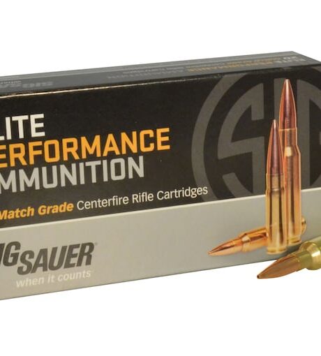 Sig Sauer Elite Performance Match Grade 6.5 Creedmoor Ammo 140 Grain Jacketed Hollow Point