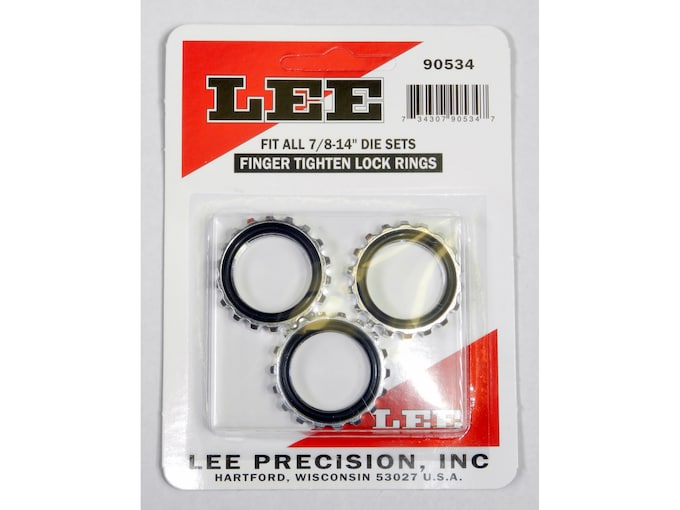 Lee Die Locking Ring 7/8"-14 Thread 3PK