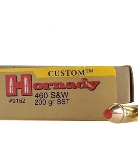 Hornady Custom 460 S&W Magnum Ammo 200 Grain Hornady FTX Polymer Tip Box of 20