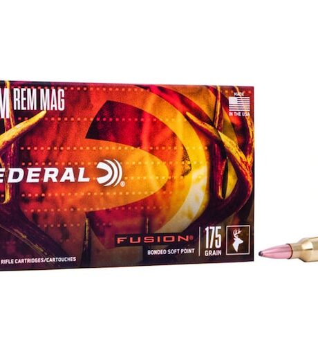 Federal Fusion 7mm Remington Magnum Ammo 175 Grain Bonded Round Nose Box of 20