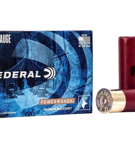 Federal Power-Shok 12 Gauge Buckshot Ammo 3"