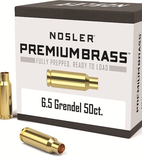 Nosler Custom 6.5 Grendel Brass Box of 50