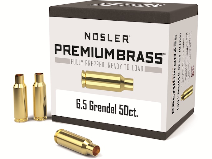 Nosler Custom 6.5 Grendel Brass Box of 50