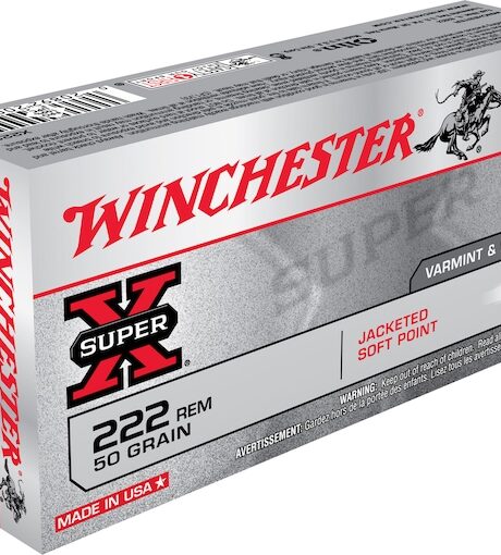 Winchester Super X 222 Remington Ammo 50 Grain Jacketed Soft Point Box of 20