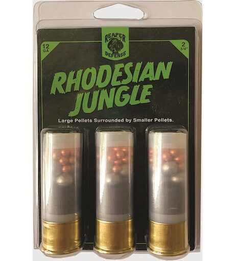 Reaper Defense Group Rhodesian Jungle 12 Gauge Ammo 2-3/4" #00 Buckshot and BB 3PK