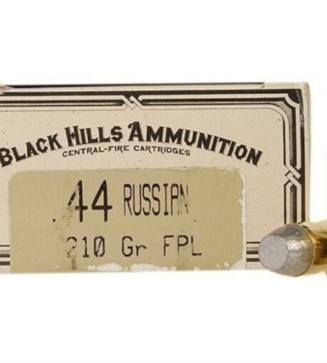 Black Hills Cowboy Action 44 Russian Ammo 210 Grain Flat Nose