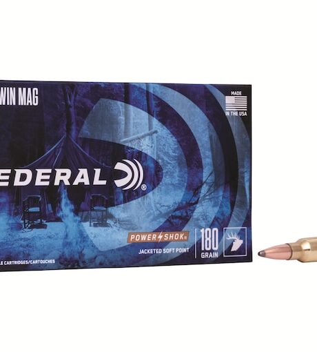 Federal Power-Shok 300 Winchester Magnum Ammo 180 Grain Jacketed Soft Point