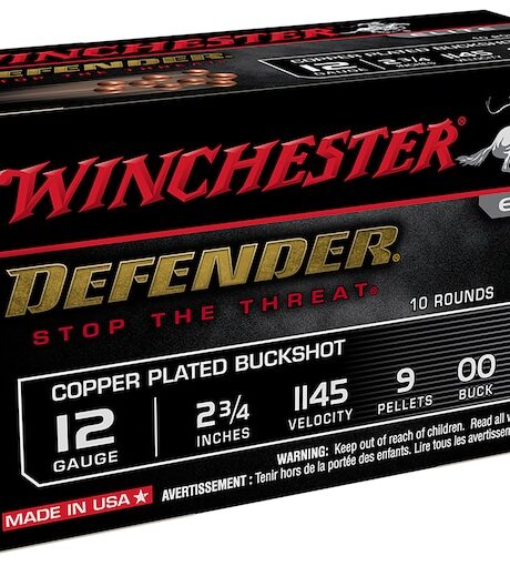 Winchester Defender 12 Gauge Buckshot Ammo 2-3/4"
