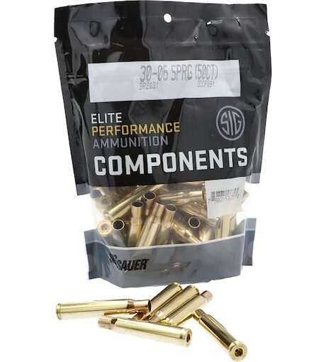 Sig Sauer 30-06 Springfield Brass Bag of 50
