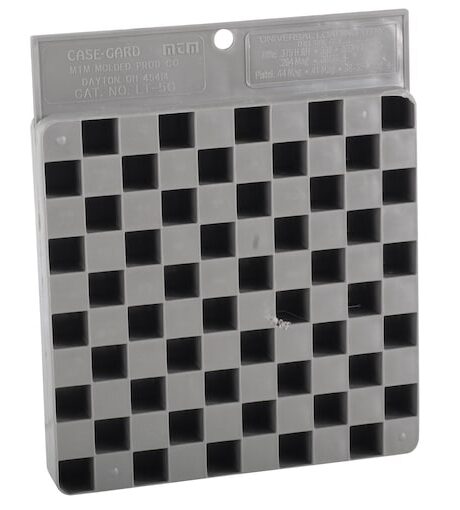 MTM Universal Reloading Tray Compact 50-Round Plastic Gray
