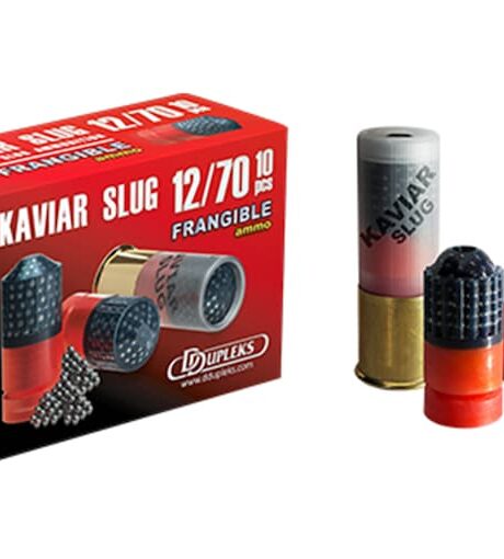 DDupleks Kaviar 12 Gauge Frangible Slug 2-3/4" 1-1/16oz Box of 10