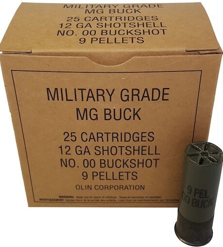 Winchester Military Grade 12 Gauge Buckshot Ammo 2-3/4"