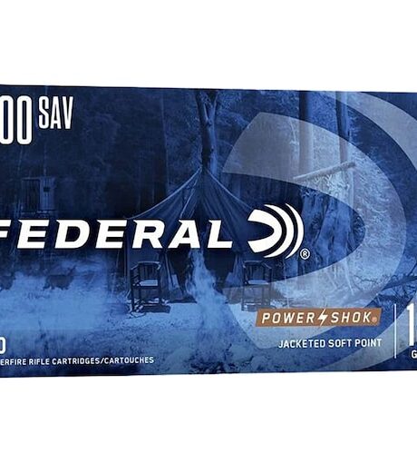 Federal Power-Shok 300 Savage Ammo 150 Grain Jacketed Soft Point Box of 20