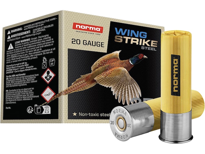 Norma Wingstrike 20 Gauge Ammo 2-3/4" #5 Lead Shot 1-1/8 oz Box of 25