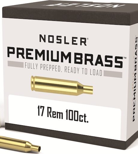 Nosler Custom 17 Remington Brass Box of 100