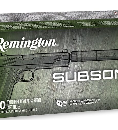 Remington Subsonic 45 ACP Ammo 230 Grain Flat Nose Box of 50