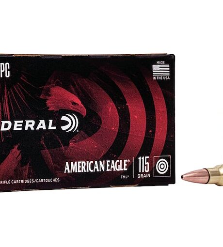Federal American Eagle 6.8mm Remington SPC Ammo 115 Grain Full Metal Jacket