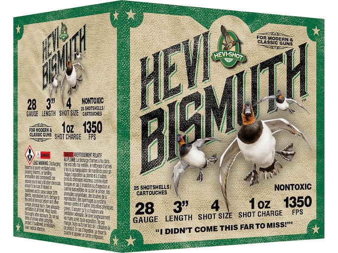 Hevi-Shot Hevi-Bismuth Waterfowl 28 Gauge Bismuth Ammo