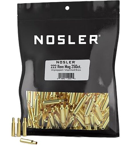 Nosler 222 Remington Magnum Brass Bag of 250