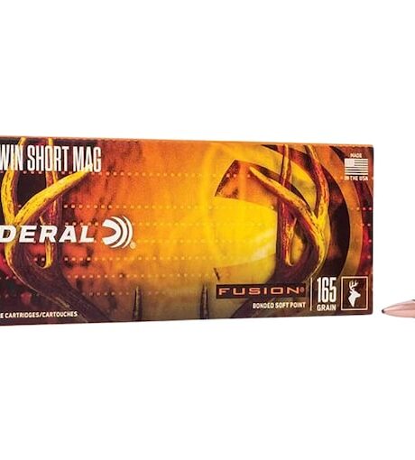 Federal Fusion 300 Winchester Short Magnum (WSM) Ammo 165 Grain Bonded Jacketed Soft Point Box of 20