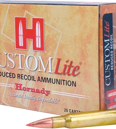 Hornady Custom Lite 30-06 Springfield Ammo 125 Grain Hornady SST (Super Shock Tip) Polymer Tip Box of 20