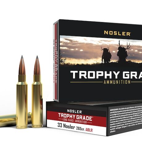 Nosler Trophy Grade 33 Nosler Ammo 265 Grain Nosler AccuBond Long Range Bonded Polymer Tip Box of 20