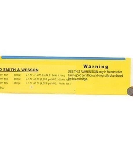 Buffalo Bore 500 S&W Magnum Ammo 400 Grain Jacketed Flat Nose Box of 20