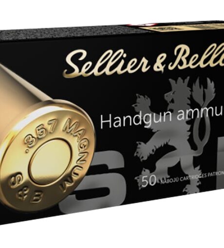 Sellier & Bellot 357 Magnum Ammo 158 Grain Flat Nose Box of 50