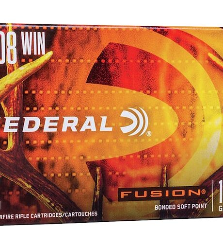 Federal Fusion 308 Winchester Ammo 165 Grain Bonded Round Nose