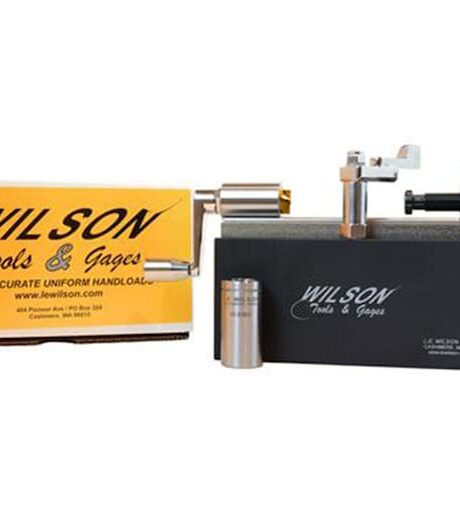 L.E. Wilson Case Trimmer Kit 50 BMG Stainless Steel with Titanium Nitride Coated Cutter