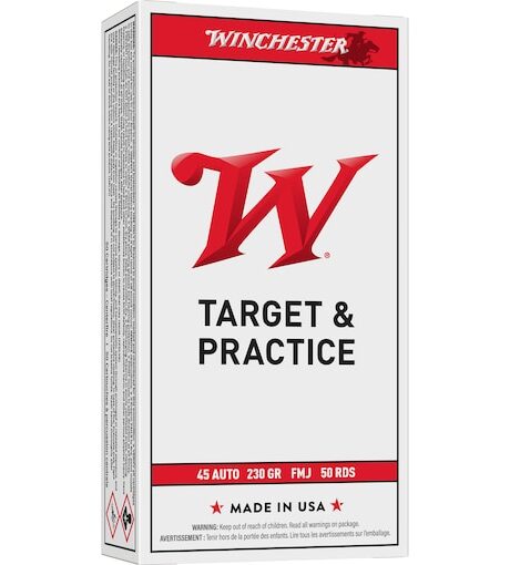Winchester White Box USA 45 ACP Ammo 230 Grain Full Metal Jacket
