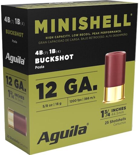 Aguila Minishell 12 Gauge Buckshot Ammo 1-3/4"