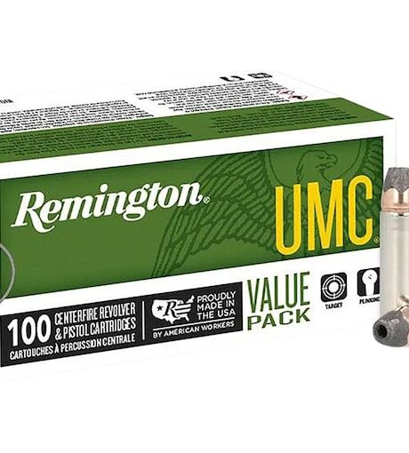 Remington UMC 38 Special +P Ammo 125 Grain Semi-Jacketed Hollow Point