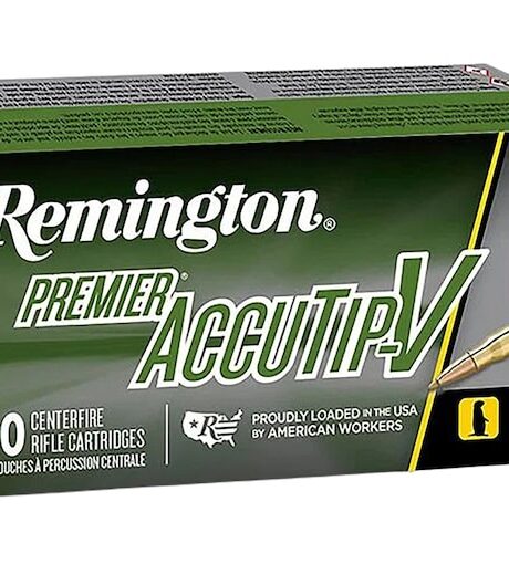 Remington Premier Varmint 22-250 Remington Ammo 50 Grain Remington AccuTip Polymer Tip