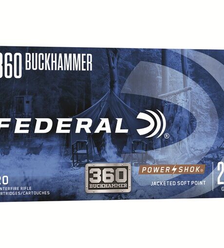 Federal Power-Shok 360 Buckhammer Ammo 200 Grain Jacketed Soft Point