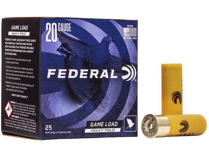 Federal Game Load Upland Heavy Field 20 Gauge Ammo