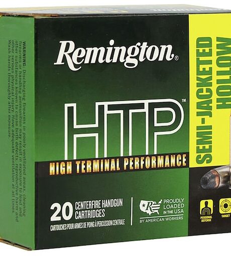 Remington High Terminal Performance (HTP) 357 Magnum Ammo 125 Grain Semi-Jacketed Hollow Point
