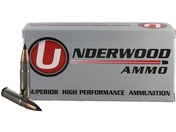 Underwood 300 AAC Blackout Ammo 110 Grain Nosler Varmageddon Polymer Tip Box of 20