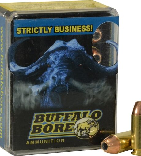 Buffalo Bore 40 S&W +P Ammo 155 Grain Jacketed Hollow Point Box of 20