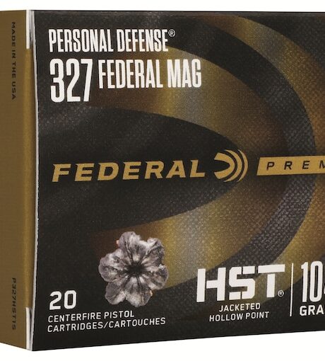 Federal Premium Personal Defense 327 Federal Magnum Ammo 104 Grain Federal HST Jacketed Hollow Point Box of 20