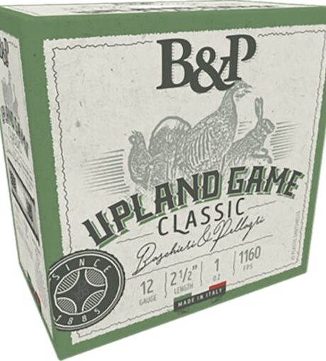 B&P Upland Game Classic 12 Gauge Nickel Plated Lead Ammo