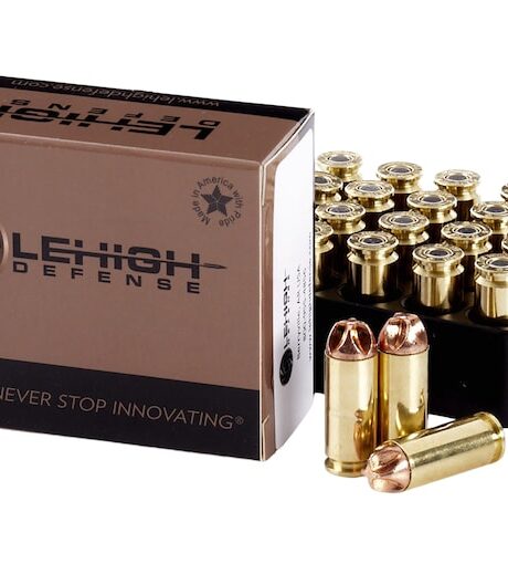 Lehigh Defense XD 10mm Auto Ammo 115 Grain Lehigh Xtreme Defense Fluted Lead Free Box of 20