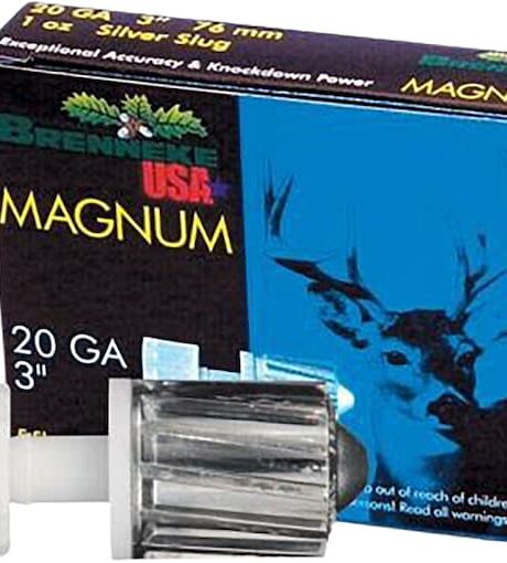 Brenneke Magnum 20 Gauge Rifled Slug 3" 1oz Box of 5