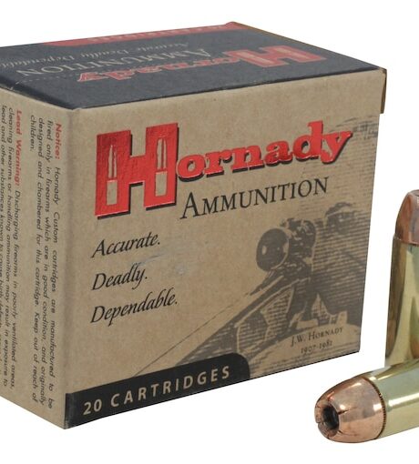 Hornady Custom 480 Ruger Ammo 325 Grain Hornady XTP Jacketed Hollow Point Box of 20
